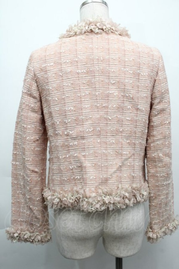画像2: PINK HOUSE / ツイードジャケット  ピンク S-25-09-24-011-LO-JA-AS-ZT122 (2)