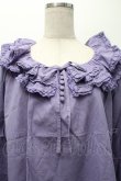 画像3: PINK HOUSE / 襟付きブラウス  ラベンダー S-25-09-24-015-LO-BL-HR-ZS (3)