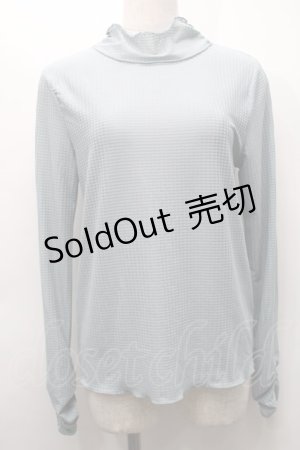 画像: axes femme / シアーチェックインナー  サックス S-25-09-24-017-AX-TO-HR-ZS