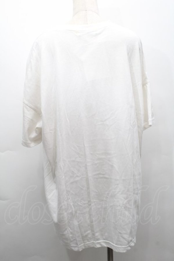 画像2: Ank Rouge / ゴシックプリントBigTe  白 S-25-09-24-003-CA-TS-HR-ZT051 (2)