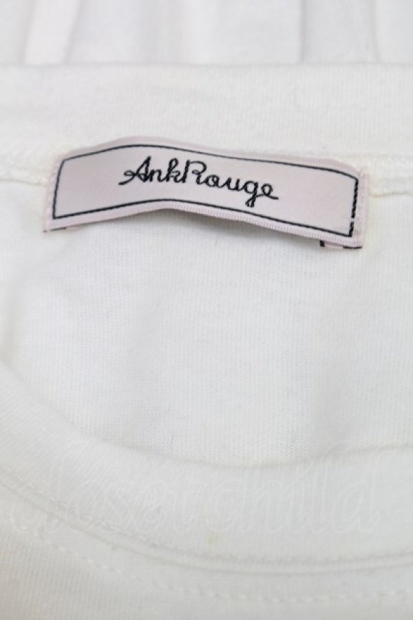 画像3: Ank Rouge / ゴシックプリントBigTe  白 S-25-09-24-003-CA-TS-HR-ZT051 (3)