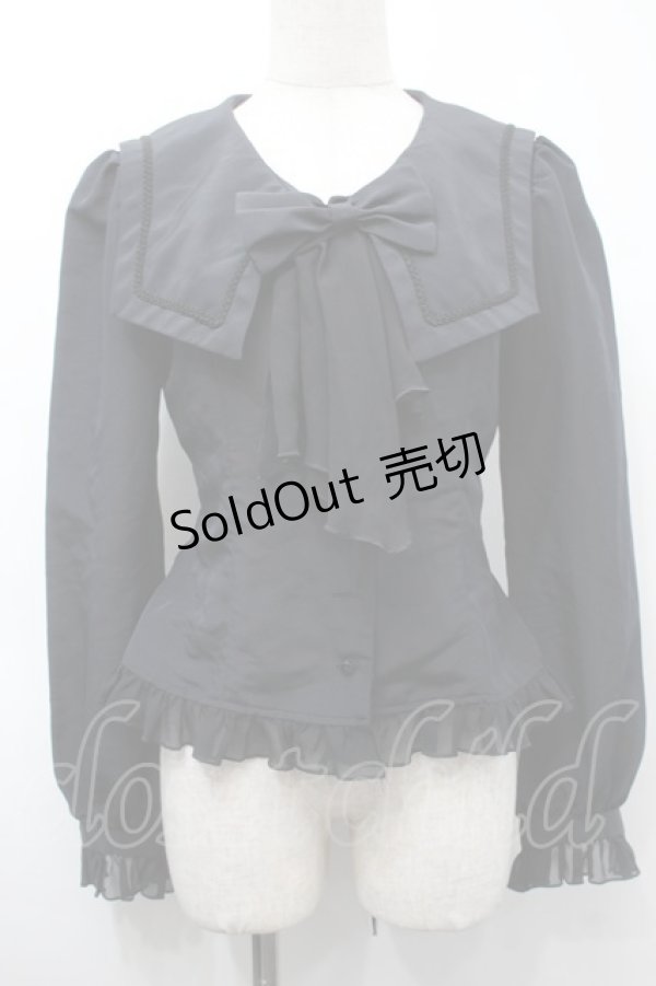 画像1: LAPIN AGILL / アルティーセーラーブラウス  黒 S-25-09-24-026-EL-BL-AS-ZS (1)