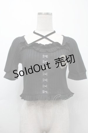 画像: Ank Rouge / ゴシックテレコ  黒 S-25-09-24-027-CA-TO-HR-ZS