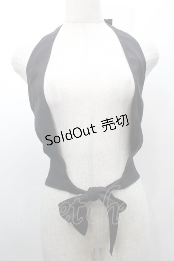 画像1: 【SALE】Innocent World / ベスト付きジャンパースカートのベスト  黒 S-25-09-25-033-IW-OP-HR-ZT510 (1)