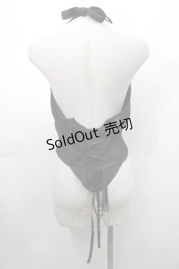 画像2: 【SALE】Innocent World / ベスト付きジャンパースカートのベスト  黒 S-25-09-25-033-IW-OP-HR-ZT510 (2)