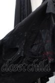 画像6: DARK RED  RUM / クラッシュデザインカーディガン  黒 S-25-09-25-046-HN-TO-HR-ZS (6)