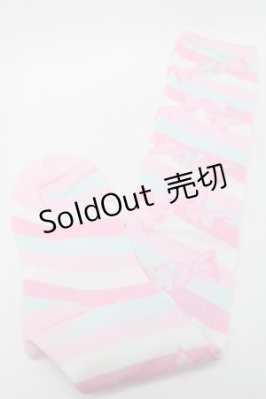 画像: Angelic Pretty / キャンディボーダーオーバーニー  ピンクｘミント S-25-09-25-010-AP-AC-HR-ZS