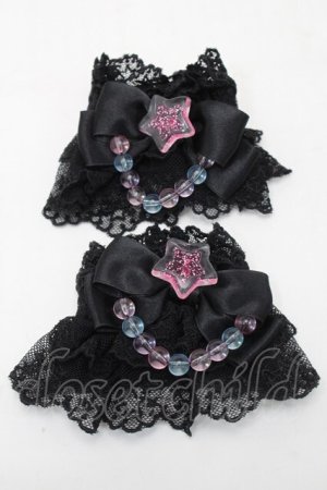 画像: Angelic Pretty / ジュエリーカラーお袖とめ  黒 S-25-09-25-002-AP-ZA-HR-ZS