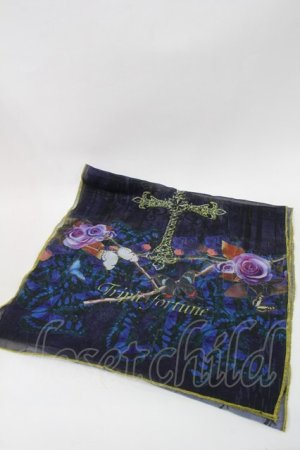 画像: Triple fortune / プリントスカーフ   S-25-09-25-022-EL-ZA-HR-ZS