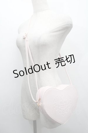 画像: BABY,THE STARS SHINE BRIGHT / ノベルティ　ハートポシェット  ピンク S-25-09-25-024-BA-BG-HR-ZS