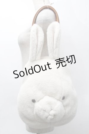 画像: PINK HOUSE / クッキーラビッツ顔ぐるみバッグ  オフ S-25-09-25-028-LO-BG-AS-ZS