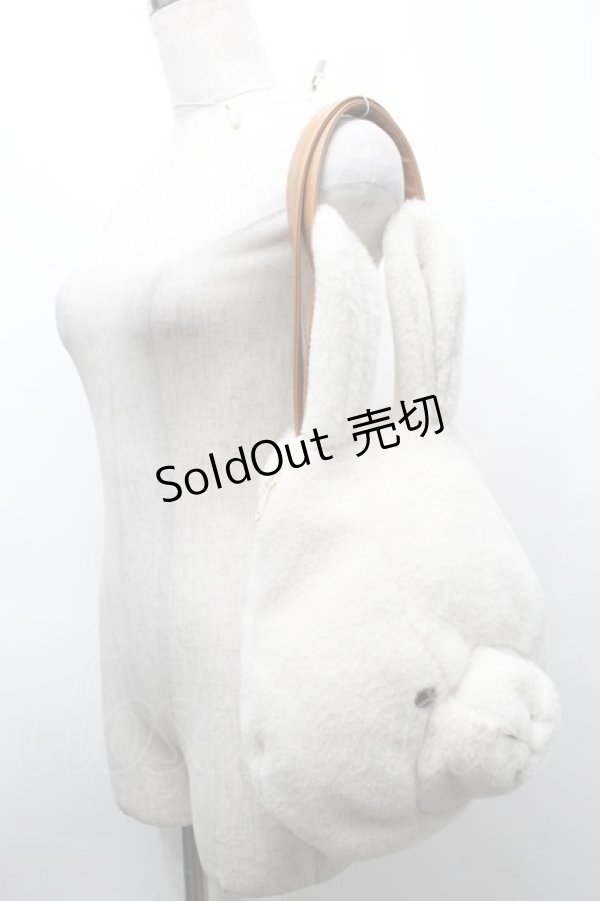 画像2: PINK HOUSE / クッキーラビッツ顔ぐるみバッグ  オフ S-25-09-25-028-LO-BG-AS-ZS (2)