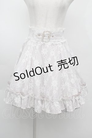 画像: Rojita / 総レースビジュベルトスカート  ピンク S-25-09-27-057-LO-SK-AS-ZS