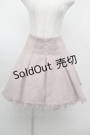画像: Rojita / レースボンディングハートリングベルトスカート  ピンク S-25-09-27-058-LO-SK-AS-ZS