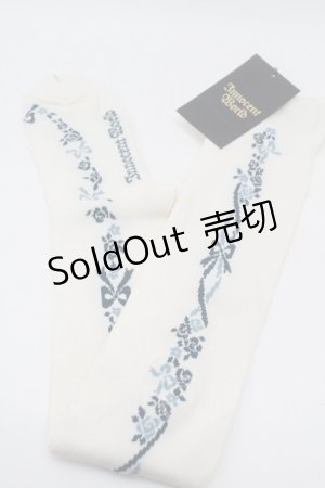 画像: Innocent World / ローズリーオーバーニー  アイボリーｘブルー S-25-09-27-010-IW-ZA-HR-ZS