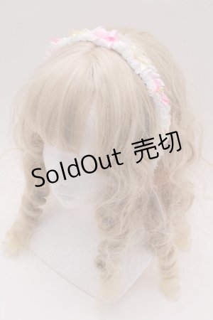 画像: BABY,THE STARS SHINE BRIGHT / Cutie Whipped cream parfaitカチューシャ  ピンクｘイエロー S-25-09-27-019-BA-AC-HR-ZS