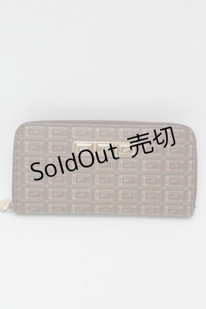 画像: Q-pot. / チョコレートラウンドファスナーウォレット  ブラウン S-25-09-27-004-QP-ZA-AS-ZS