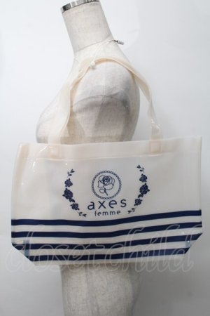 画像: axes femme / ノベルティクリアバッグ  オフ S-25-09-29-037-AX-BG-HR-ZS
