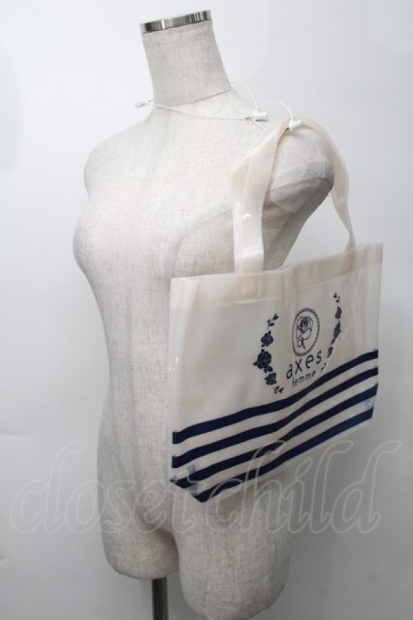 画像3: axes femme / ノベルティクリアバッグ  オフ S-25-09-29-037-AX-BG-HR-ZT501 (3)