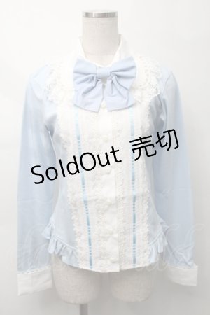 画像: MAM MAXICIMAM / ラブリーカプリスローズシャトーカットソー  サックス S-25-09-29-044-LO-TO-HR-ZS