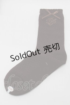 画像: PINK HOUSE / ロゴ入りドット柄ソックス   S-25-09-29-016-LO-ZA-AS-ZS