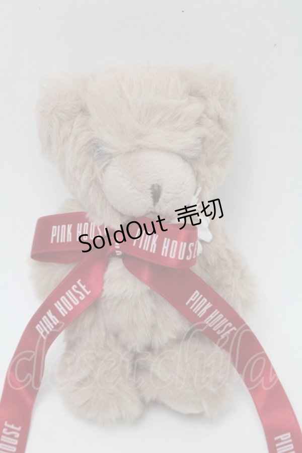 画像2: PINK HOUSE / くまぬいぐるみコサージュ  ビスケット S-25-09-29-019-LO-ZA-HR-ZS (2)