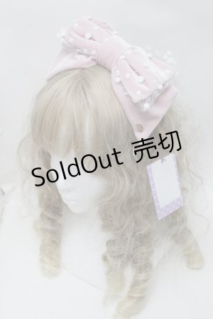 画像: Angelic Pretty / Velvet Ribbonカチューシャ  ピンク S-25-09-29-022-AP-AC-AS-ZS