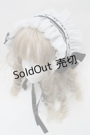 画像: LOLITA / ヘッドドレス  黒ｘ白 S-25-09-29-023-LO-ZA-AS-ZS