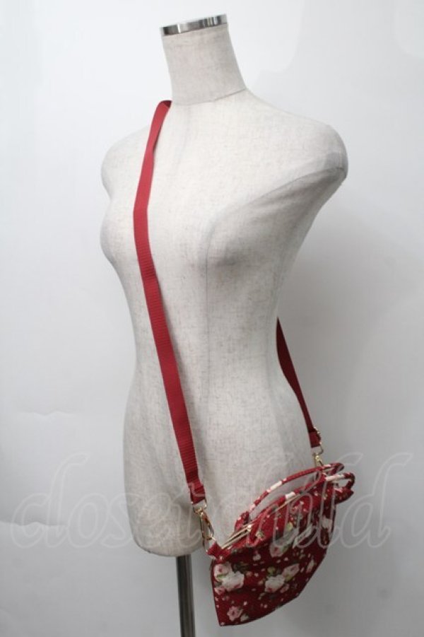 画像3: PINK HOUSE / Berry Roseプリントの3WAYミニバッグ  赤 S-25-09-29-032-LO-BG-HR-ZT501 (3)