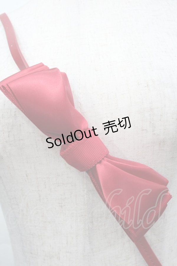 画像4: m petit by misako / AMリボンスマホショルダー  赤 S-25-10-01-030-LO-ZA-HR-ZT485 (4)