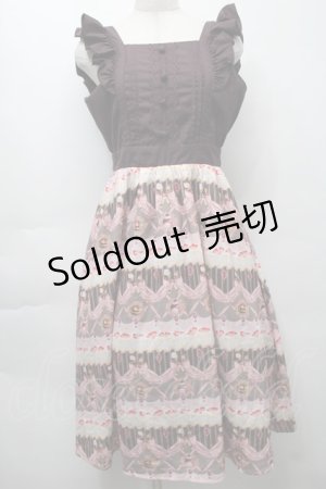 画像: axes femme POETIQUE / ガトーシュクレフリルワンピース  ピンク S-25-10-01-042-AX-OP-AS-ZS