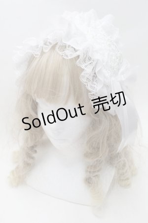 画像: Atelier Beatrice / ヘッドドレスカチューシャ  白 S-25-10-01-020-GO-AC-AS-ZS