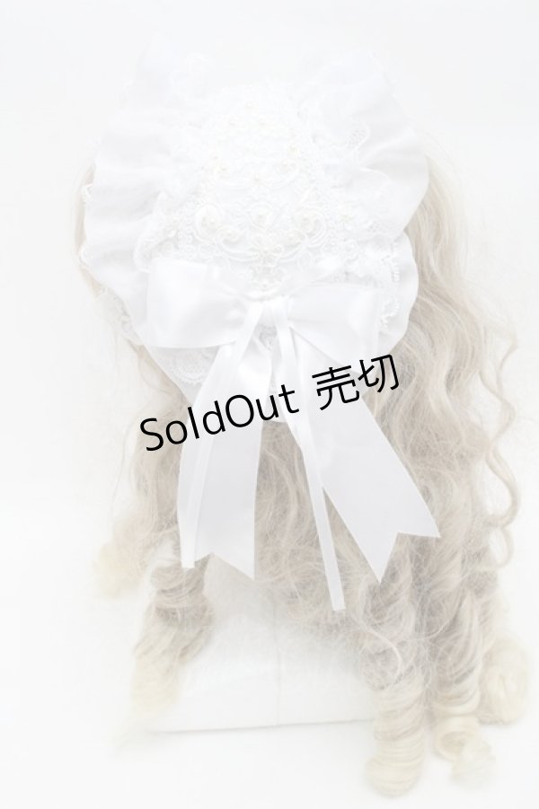画像3: Atelier Beatrice / ヘッドドレスカチューシャ  白 S-25-10-01-020-GO-AC-AS-ZS (3)