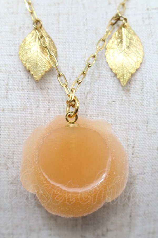 画像3: Q-pot. / オレンジローズ パート ドゥ フリュイ ネックレス  オレンジ S-25-10-02-034-QP-AC-HR-ZS (3)