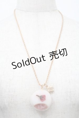 画像: Q-pot. / 桜大福ネックレス  ピンク S-25-10-02-035-QP-AC-AS-ZS