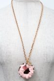 画像1: Q-pot. / Melty SAKURA Doughnutネックレス  ピンク S-25-10-02-036-QP-AC-AS-ZS (1)