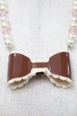 画像3: Angelic Pretty / ドリームリボンネックレス  ブラウン S-25-10-02-039-AP-AC-HR-ZS (3)