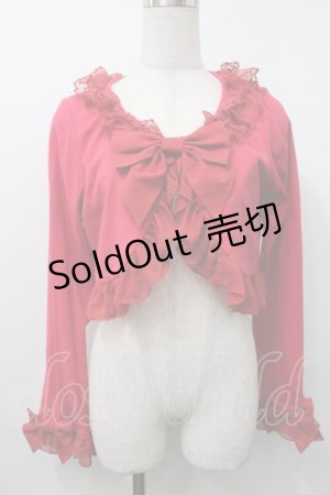 画像: Angelic Pretty / Sweetフリルボレロ  赤 S-25-10-02-045-AP-TO-HR-ZS