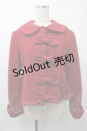 画像: Angelic Pretty / スイートリボンコート  赤 S-25-10-02-047-AP-CO-HR-ZS