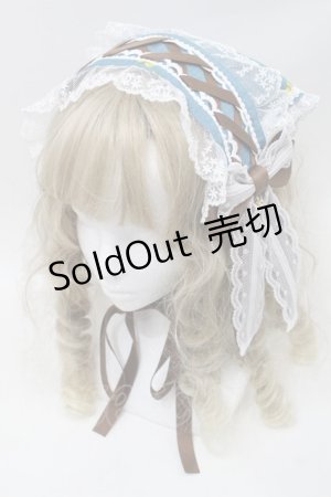 画像: metamorphose / Dreamy Little Farmバブーシュカヘッドドレス  グリーン S-25-10-02-029-ME-AC-AS-ZS
