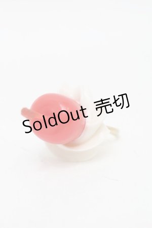 画像: Q-pot. / チェリーホイップリング  白ｘ赤 S-25-10-03-001-QP-AC-AS-ZS