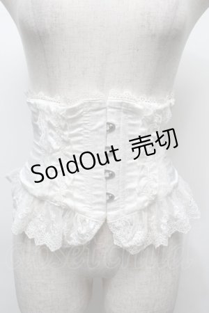 画像: ATELIER PIERROT / Frill Short Corset  白 S-25-10-05-001-EL-TO-AS-ZS
