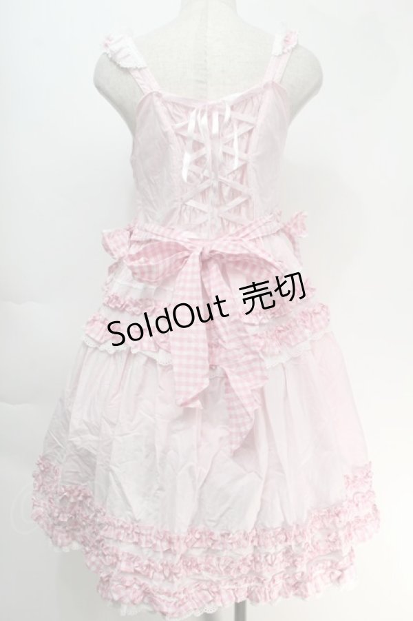 画像2: BABY,THE STARS SHINE BRIGHT / Sweet My Secret Heartジャンパースカート  ピンク S-25-10-05-018-BA-OP-HR-ZS (2)