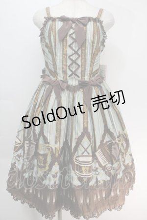 画像: Angelic Pretty / カルテットショコラビスチェジャンパースカートSet  ミント S-25-10-05-023-AP-OP-HR-ZS