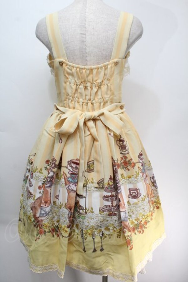 画像2: LIEF / ティーパーティージャンパースカート  イエロー S-25-10-05-027-LO-OP-AS-ZS (2)