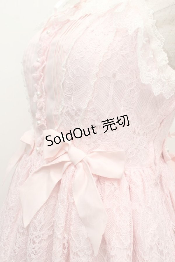 画像3: Angelic Pretty / Holy Lacy Dollジャンパースカート  ピンク S-25-10-05-028-AP-OP-AS-ZS (3)