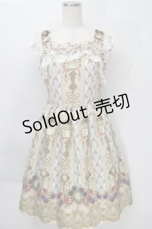 画像: BAROQUE / Rapunzel, imprisoned princessジャンパースカート  アイボリー S-25-10-06-038-EL-OP-HR-ZS
