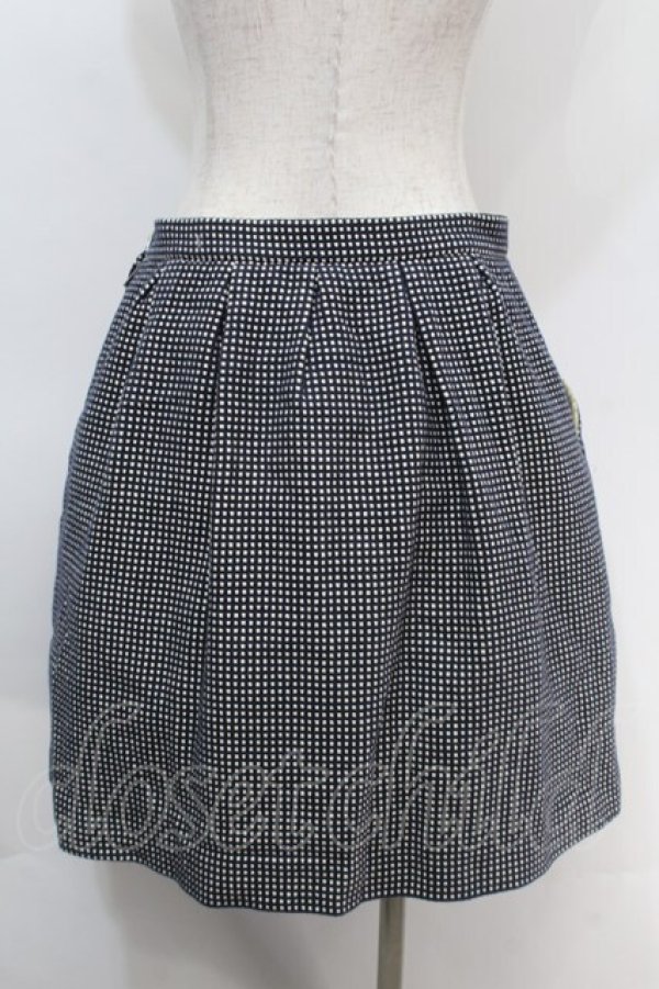 画像2: Lois CRAYON / ギンガムスカート  黒ｘオフ S-25-10-06-1053-LO-SK-AS-ZT253 (2)