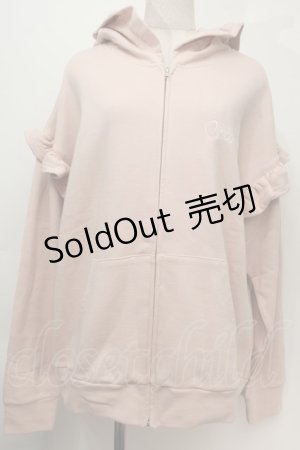 画像: MILK / Frill パーカー  ピンク S-25-10-06-1009-ML-TO-HR-ZS