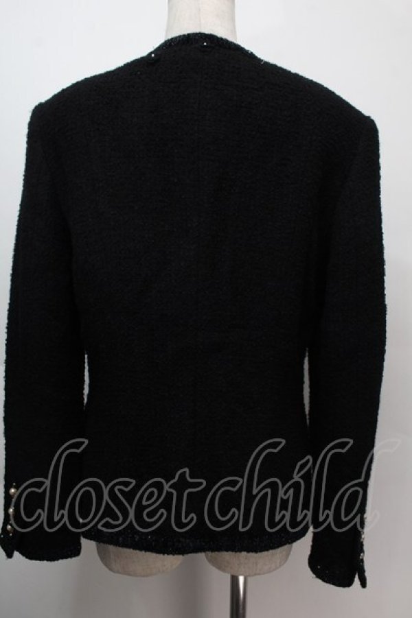 画像2: PINK HOUSE / ツイードジャケット  黒 S-25-10-06-1026-LO-JA-AS-ZT125 (2)